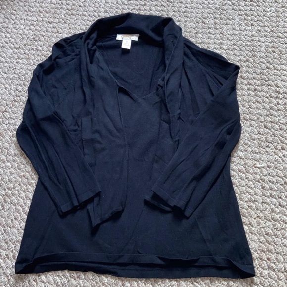 Talbots 3/4 sleeve sweater top - Picture 1 of 3